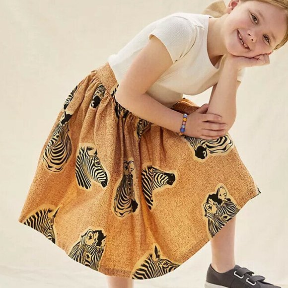 Anthropologie SIKA Zora Zebra Kids Skirt